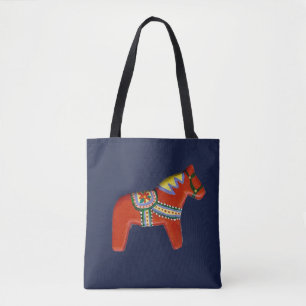 Bolsa Tote Saco Red Dala Horse