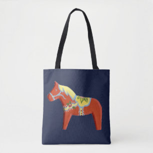 Bolsa Tote Saco Red Dala Horse