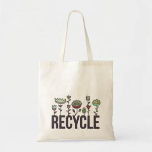 Bolsa Tote Saco reusável do reciclar