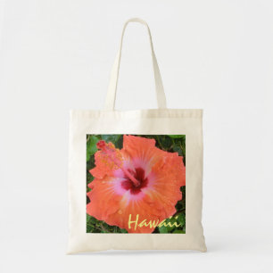 Bolsa Tote Saco reutilizável de flor hibiscus brilhante do Ha