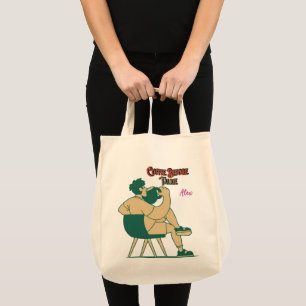 Bolsa Tote Saco Reutilizável Engraçado para Amantes de Café e