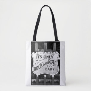 Bolsa Tote Saco 'Seu Somente é Rock and Roll, Bebê'