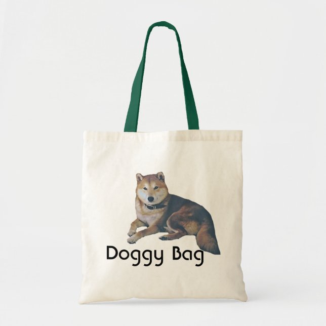Bolsa Tote Saco - Shiba Inu (Frente)