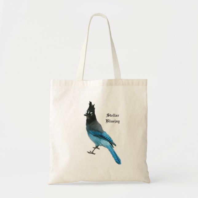 Bolsa Tote Saco Stellar Blue Jay (Frente)