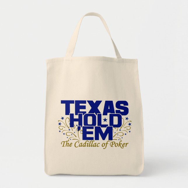 Bolsa Tote Saco Texas hold 'Em (Frente)