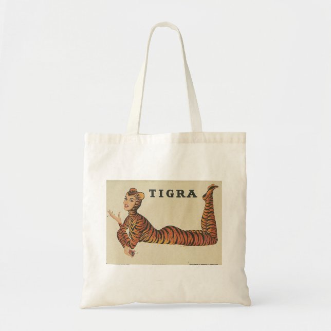 Bolsa Tote saco tigra (Frente)