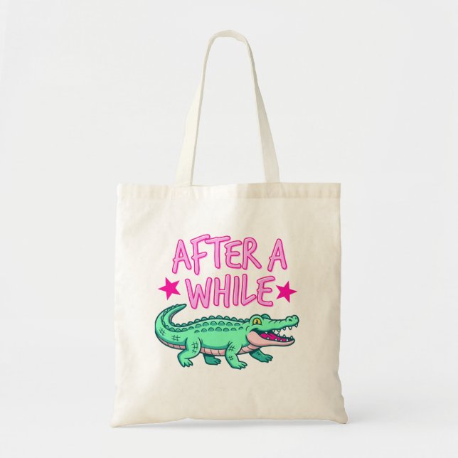 Bolsa Tote Saco Tote After A While Gator (Frente)