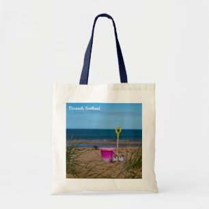 Bolsa Tote Saco Tote Balde e Pá na Praia de Dornoch