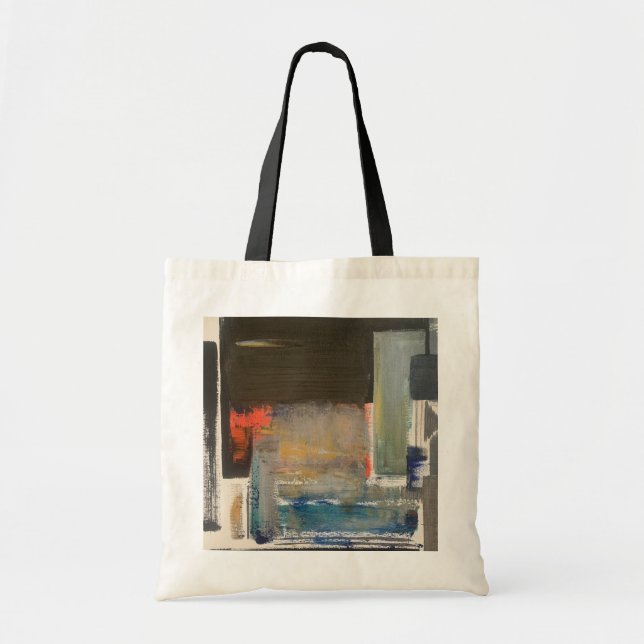 Bolsa Tote Saco Tote de Arte Abstrata (Frente)