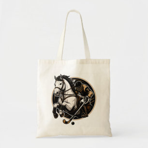 Bolsa Tote Saco Tote de Arte de Cavalo Vintage - Pode um Maje
