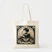Saco Tote de Arte Gótica Nova para Clube de Garota