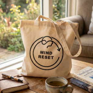 Bolsa Tote Saco Tote de Reinicialização Minimalista - Moderno