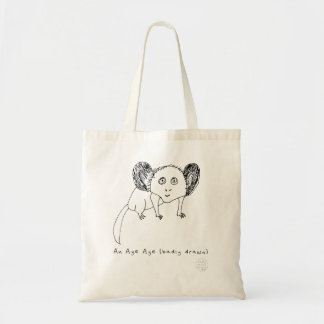 Bolsa Tote Saco Tote Engraçado Aye Aye - Animal Estranho Mal 