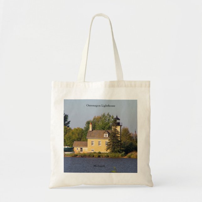 Bolsa Tote Saco tote Farol de Ontonagon 2023 (Frente)
