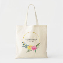 Saco Tote Floral de Limão Personalizado