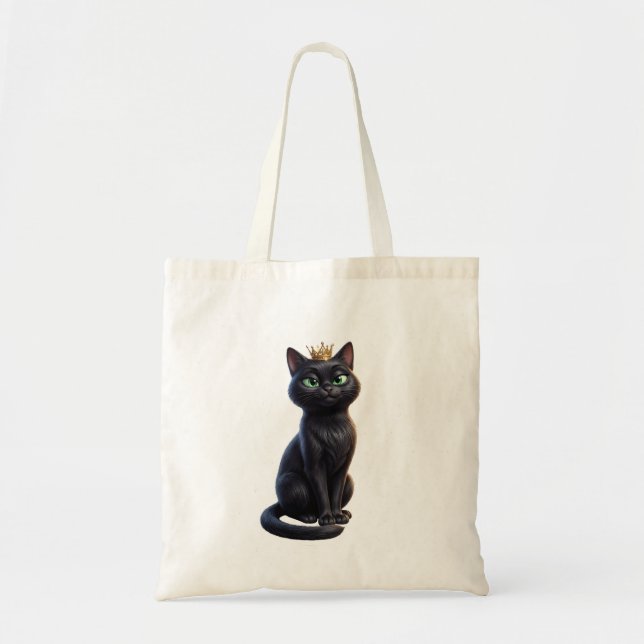 Bolsa Tote Saco Tote Gato Preto Real (Frente)