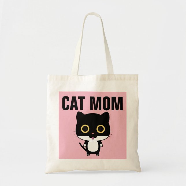 Bolsa Tote Saco TOTE MOM CAT (Frente)
