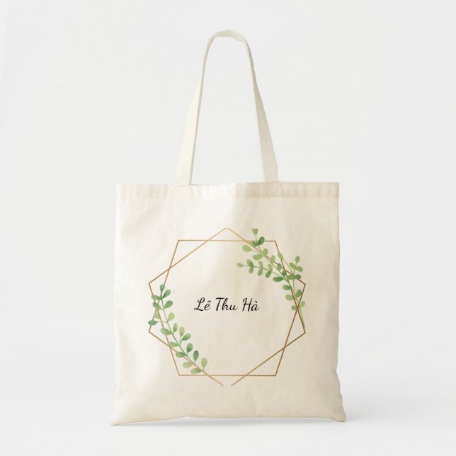 Bolsa Tote Saco Tote Nome (Frente)