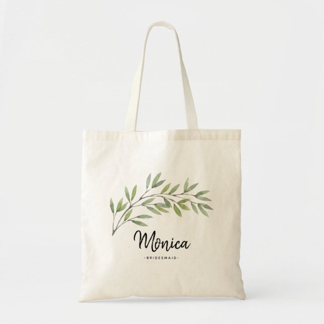 Bolsa Tote Saco tote personalizado minimalista para damas de  (Frente)