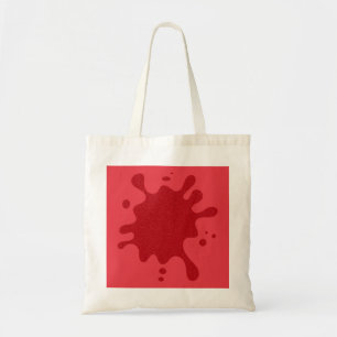 Bolsa Tote Saco Tote Personalizado Vermelho Splash – Design E