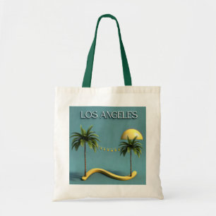 Bolsa Tote Saco Tote Pôr do Sol Palmeiras de Los Angeles