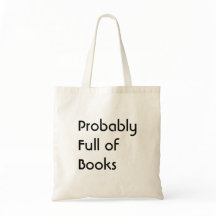 Saco Tote Provavelmente Cheio De Livros