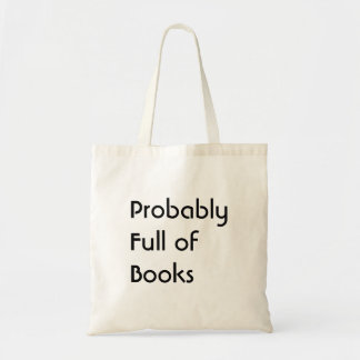 Bolsa Tote Saco Tote Provavelmente Cheio De Livros