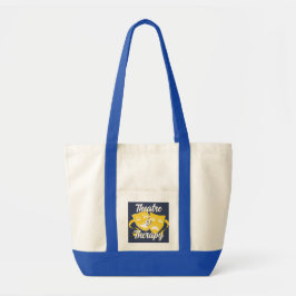 Bolsa Tote Saco Tote Teatro é Terapia Impulse - Canvas