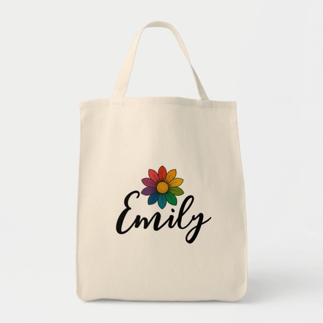 Bolsa Tote Saco Tote Wonky Zoo - Emily (Frente)