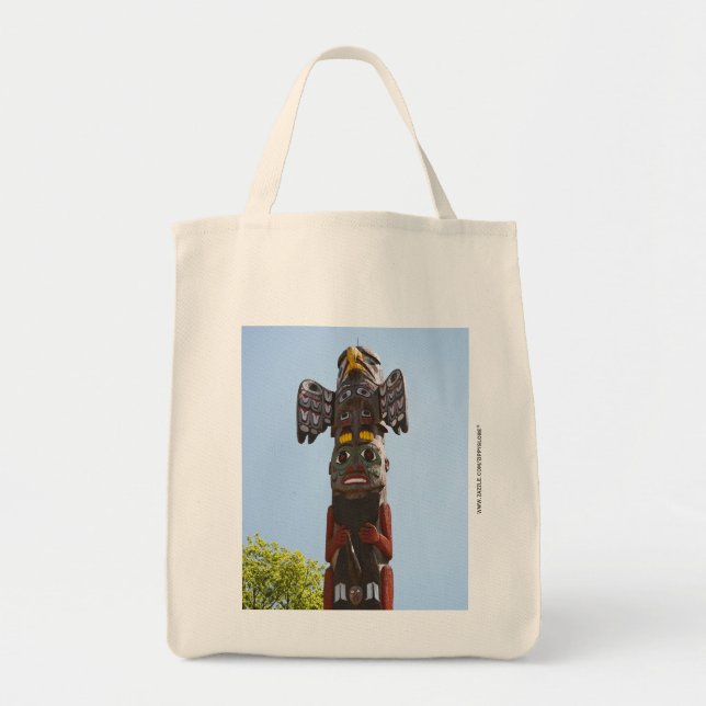 Bolsa Tote Saco Totem Pole (Frente)