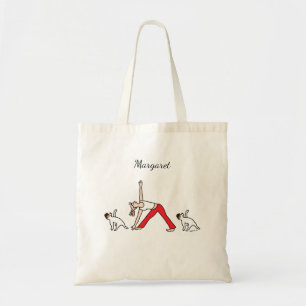 Bolsa Tote Saco Tricolor da ioga de Jack Russell Terrier
