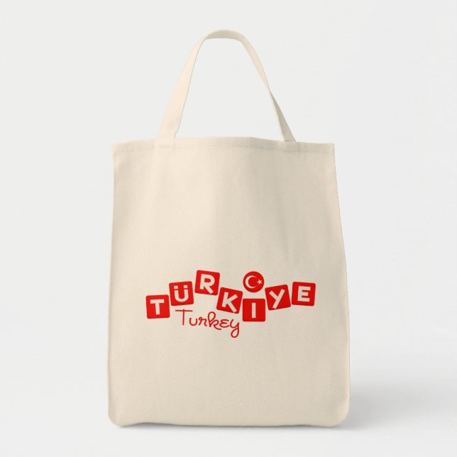 Bolsa Tote Saco TURKEY - escolha estilo e cor (Frente)