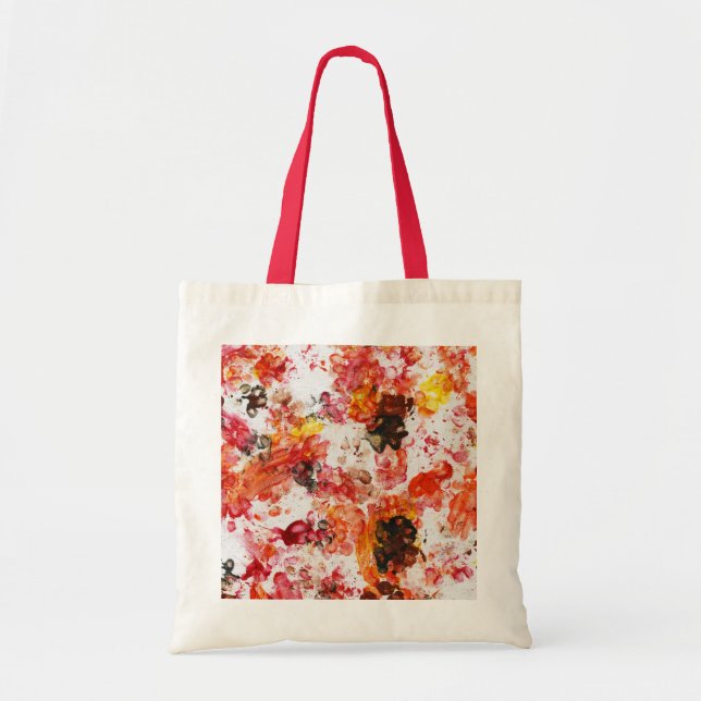 Bolsa Tote Saco vermelho do orçamento (Frente)