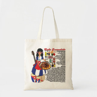 Bolsa Tote Saco w/recipe - Cuba - Rabo Encendido