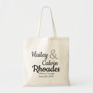 Bolsa Tote Saco Wedding personalizado do hotel do convidado