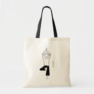 Bolsa Tote Saco Yoga com Vrikshasana
