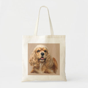 Bolsa Tote Sacola adorável de cocker spaniel apenas