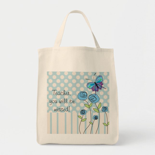 Bolsa Tote Sacola aposentada do professor (Frente)