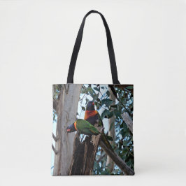 Bolsa Tote Sacola - arco-íris Lorikeets
