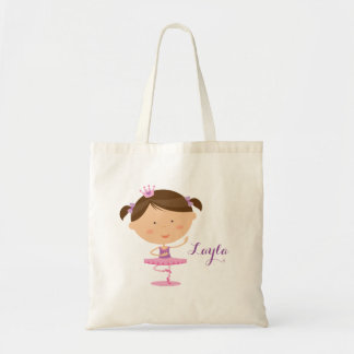 Bolsa Tote Sacola bonito da menina da bailarina do dançarino