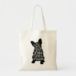 Bolsa Tote Sacola bonito do buldogue francês