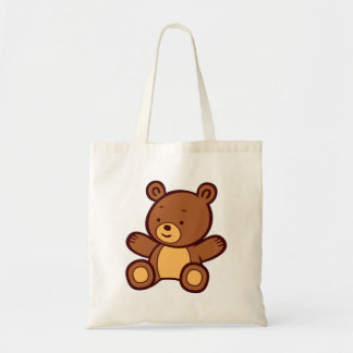 Bolsa Tote Sacola bonito do urso de ursinho dos desenhos