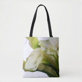 Bolsa Tote Sacola branca LK do lírio de Calla
