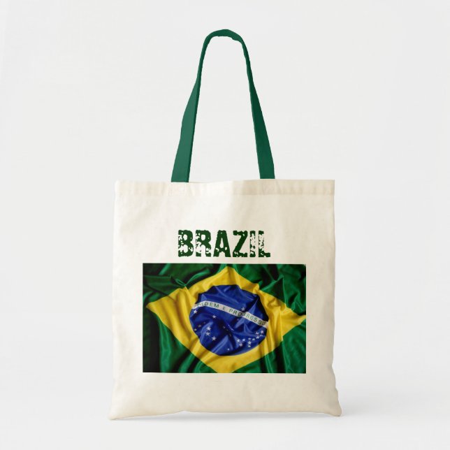 Bolsa Tote Sacola brasileira da bandeira (Frente)