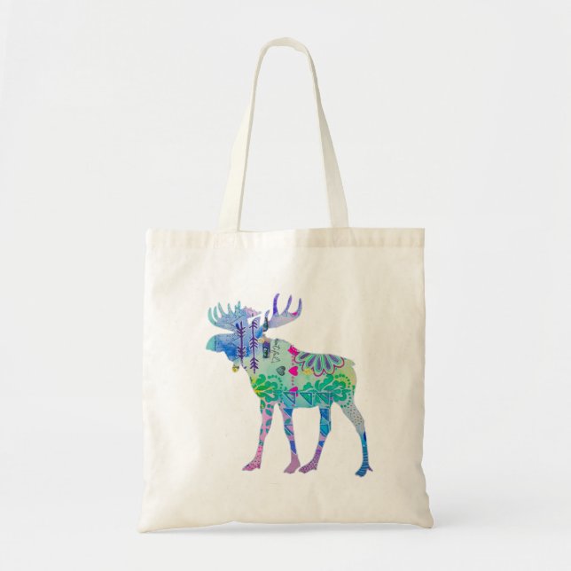 Bolsa Tote Sacola canadense dos alces (Frente)