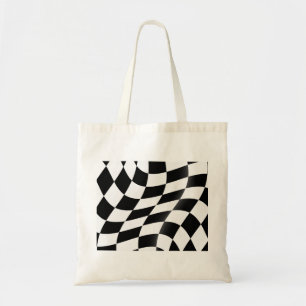 Bolsa Tote Sacola Checkered da bandeira
