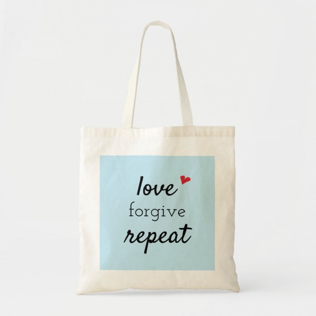 Bolsa Tote sacola com mensagem inspirada (Frente)