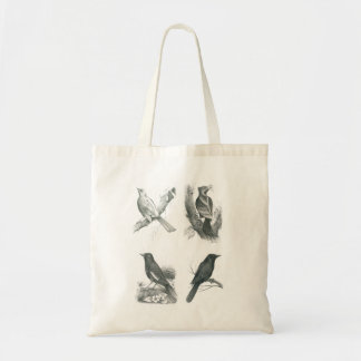 Bolsa Tote Sacola com os 4 pássaros cambojanos por Vannak