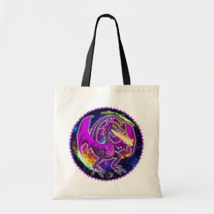 Bolsa Tote Sacola cósmica do dragão da turmalina