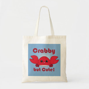 Bolsa Tote Sacola Crabby mas bonito de Kawaii